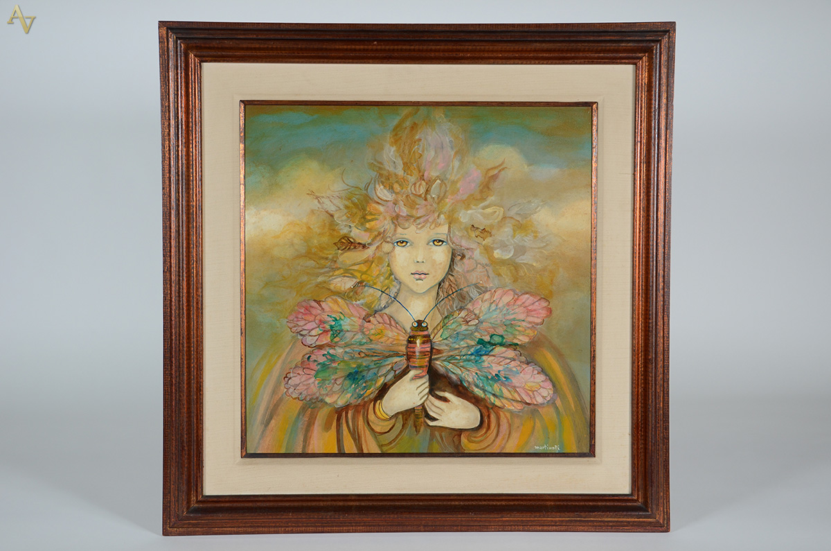 MARTINOLLI (1938) - "A idade do Ouro" - ose - 55 x 55... - foto 1 de 4