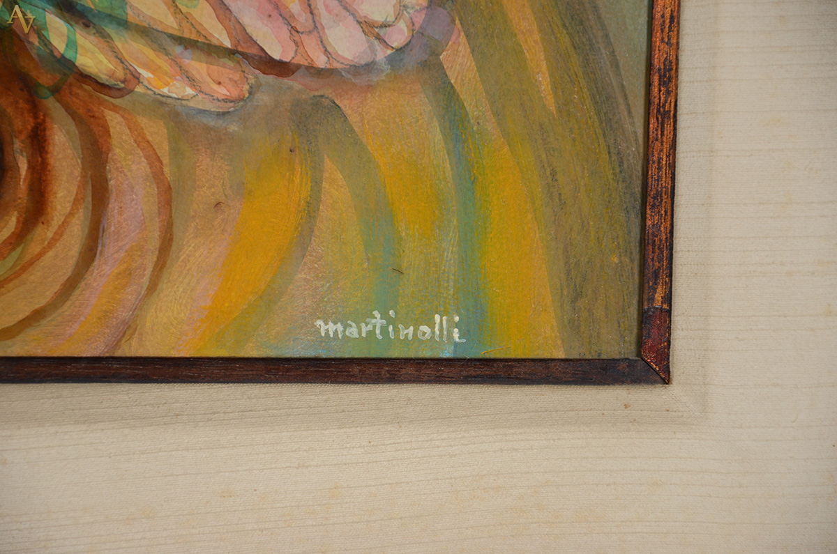 MARTINOLLI (1938) - "A idade do Ouro" - ose - 55 x 55... - foto 3 de 4