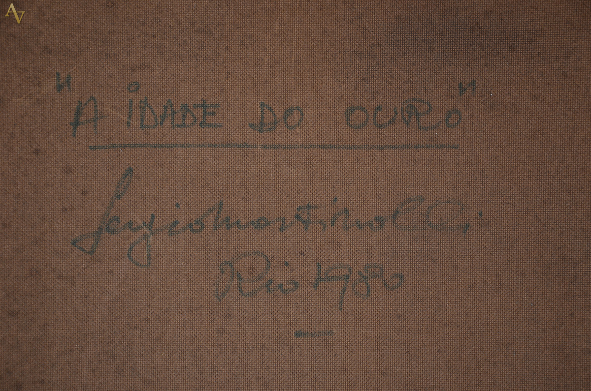 MARTINOLLI (1938) - "A idade do Ouro" - ose - 55 x 55... - foto 4 de 4