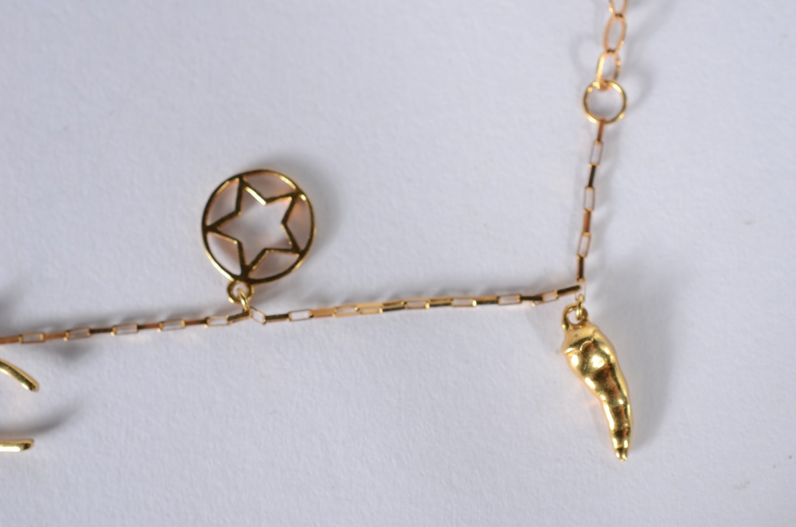 Pulseira/tornozeleira de ouro 18 k., contraste 750 mls. (Por motivos... - foto 3 de 8