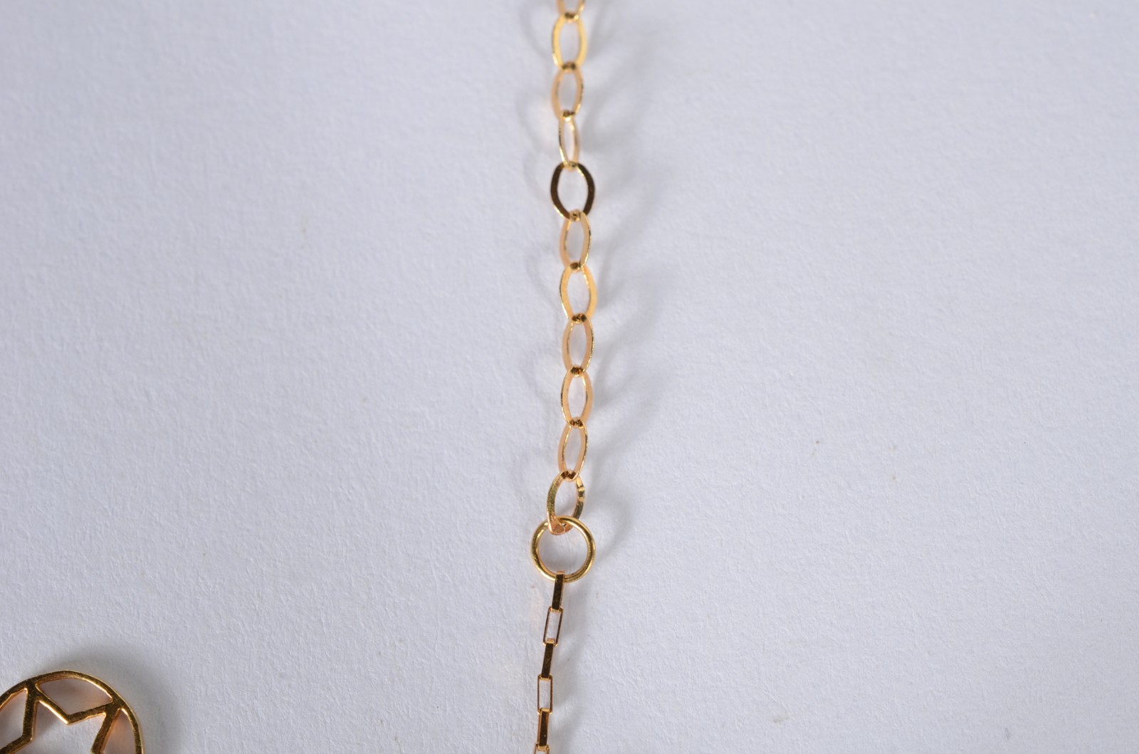 Pulseira/tornozeleira de ouro 18 k., contraste 750 mls. (Por motivos... - foto 5 de 8
