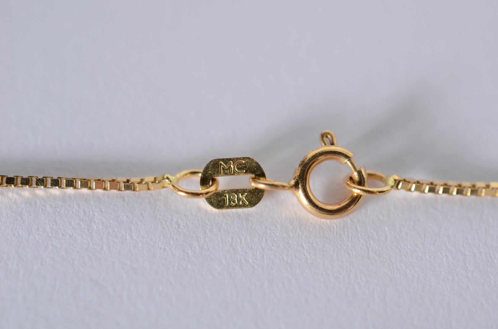 Colar de ouro 18 k., contraste 750 mls. (Por motivos de segurança a... - foto 4 de 7
