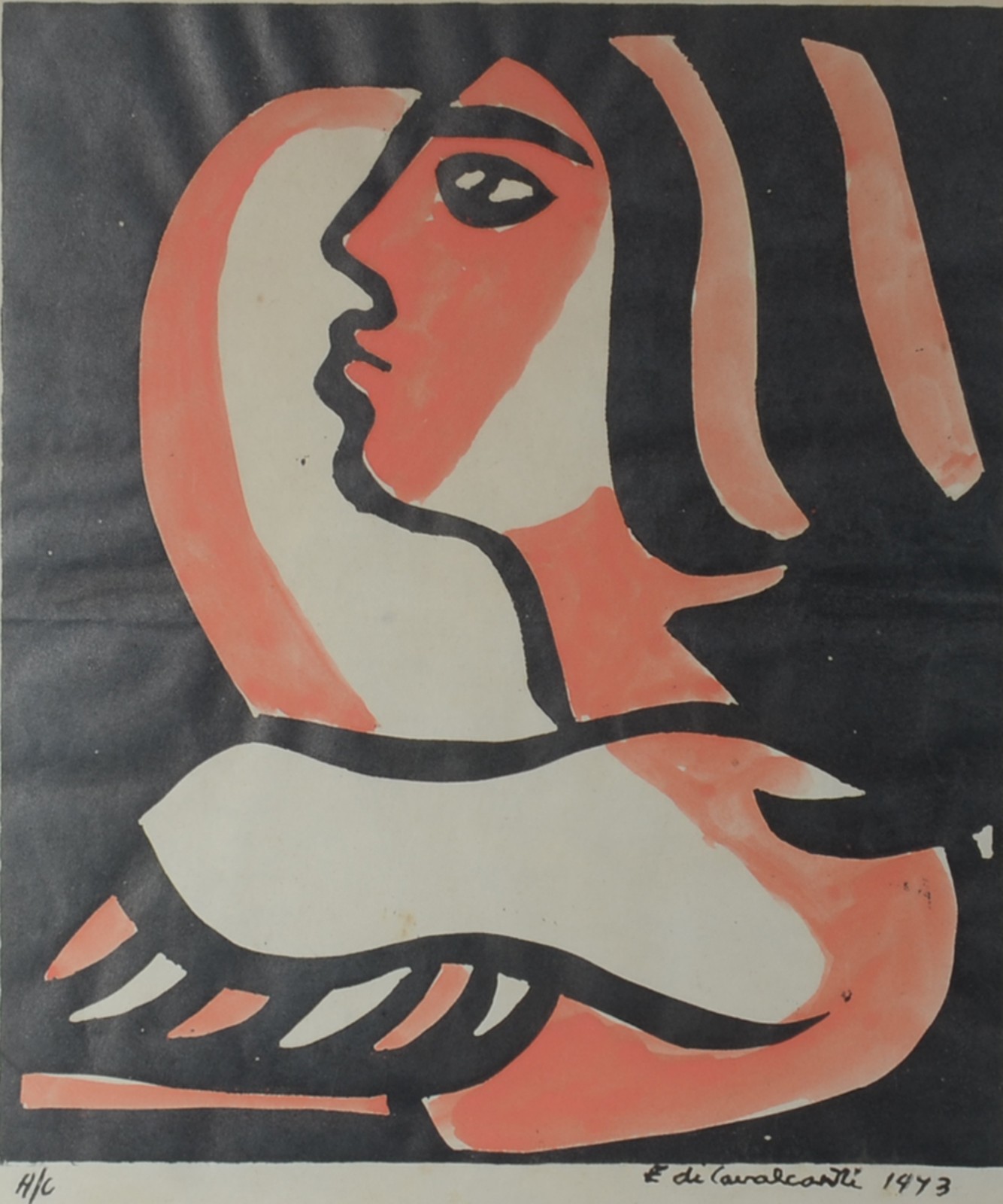 Di Cavalcanti (1897-1976), Figura Feminina - foto 1 de 7
