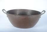 Tacho de cobre com alças laterais. - Tacho de cobre com alças laterais.