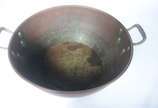 Tacho de cobre com alças laterais. - Tacho de cobre com alças laterais.