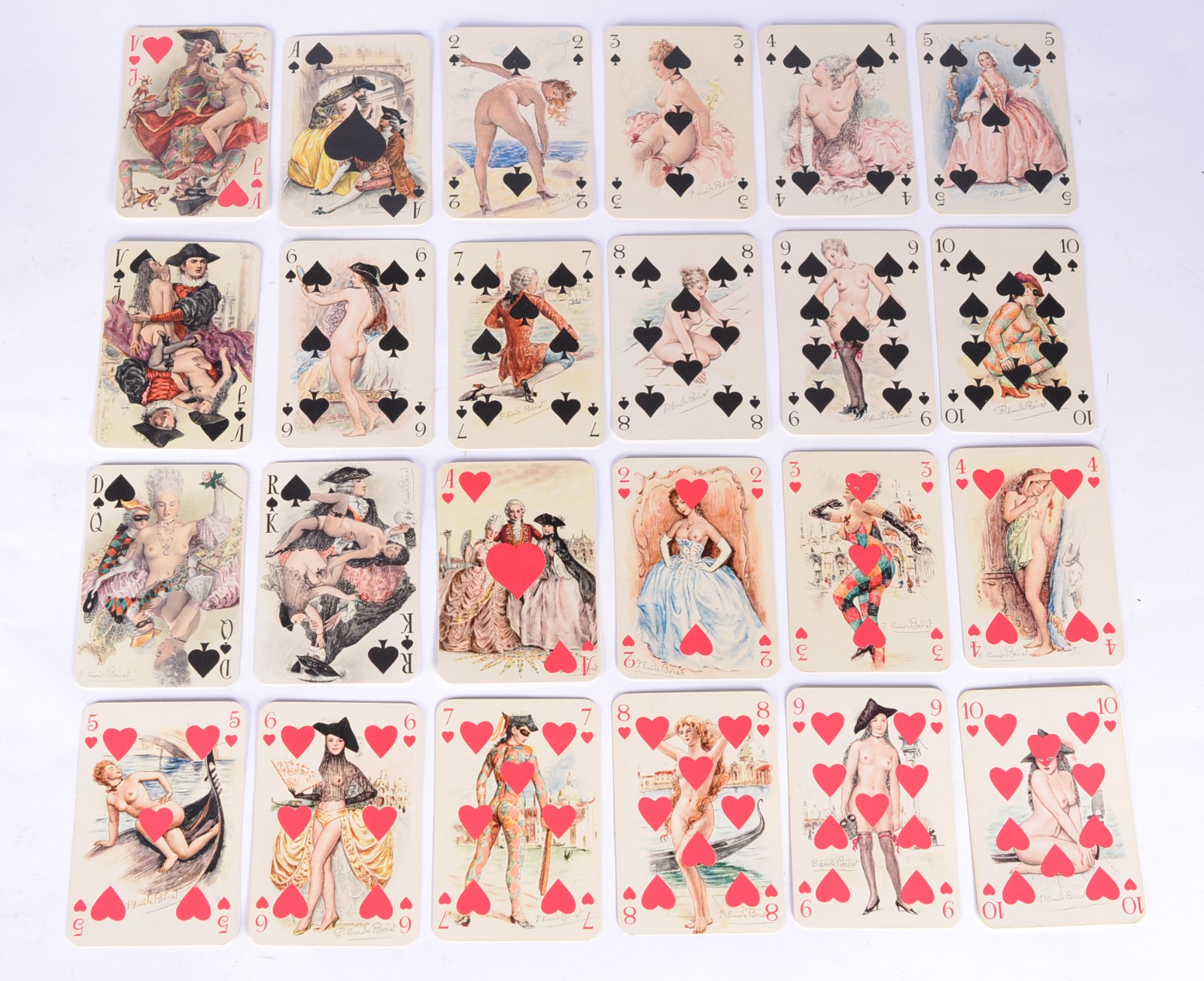 Baralho Memoires de Casanova de Seingalt com 54 cartas. Completo... - foto 2 de 7