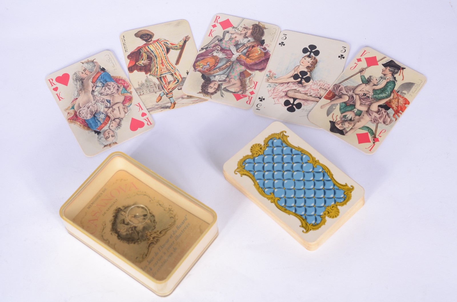 Baralho Memoires de Casanova de Seingalt com 54 cartas. Completo... - foto 1 de 7