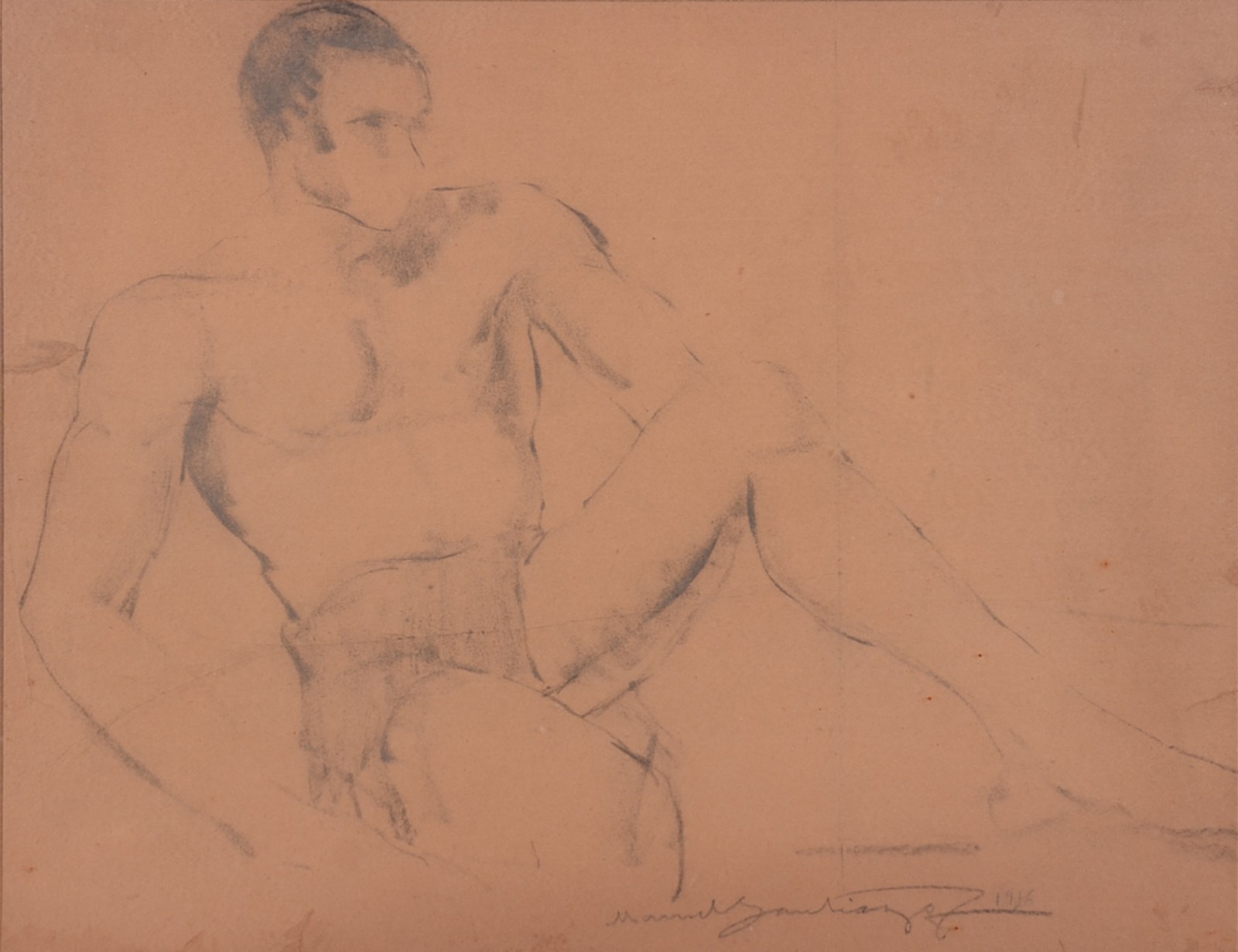 Manoel Santiago (1897-1987), Figura Masculina - foto 1 de 7