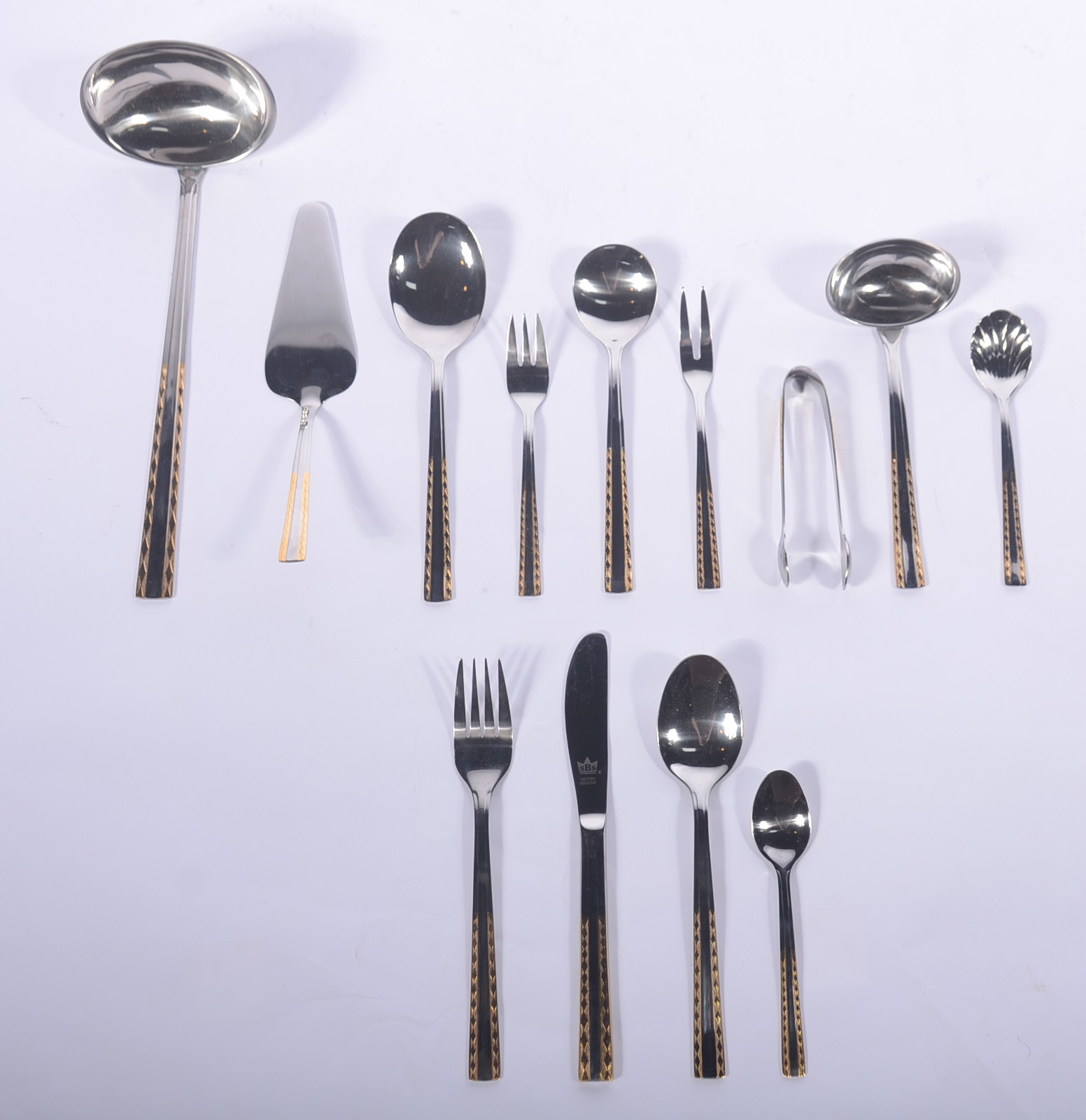 Faqueiro Solingen inox, composto de: 12 colheres, 12 garfos, 12 facas... - foto 8 de 11