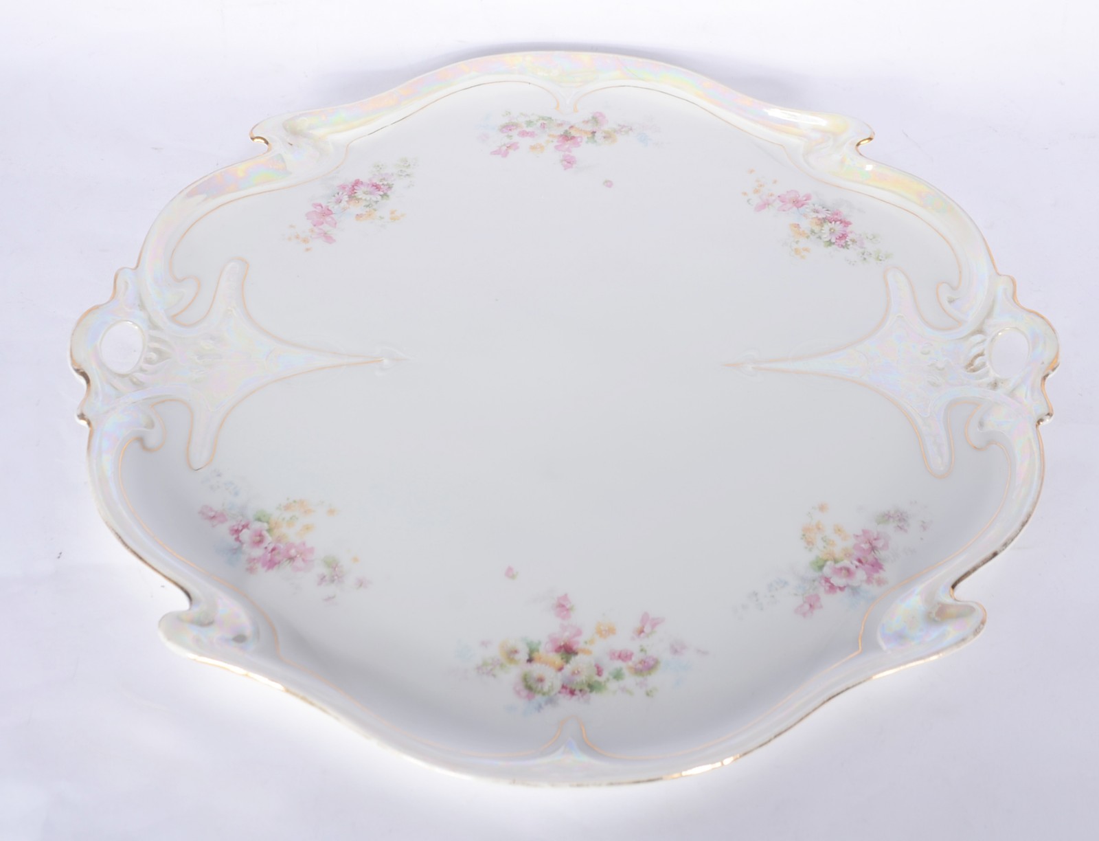 Serviço para café de porcelana, composto de: 4 xícaras com pires... - foto 2 de 11