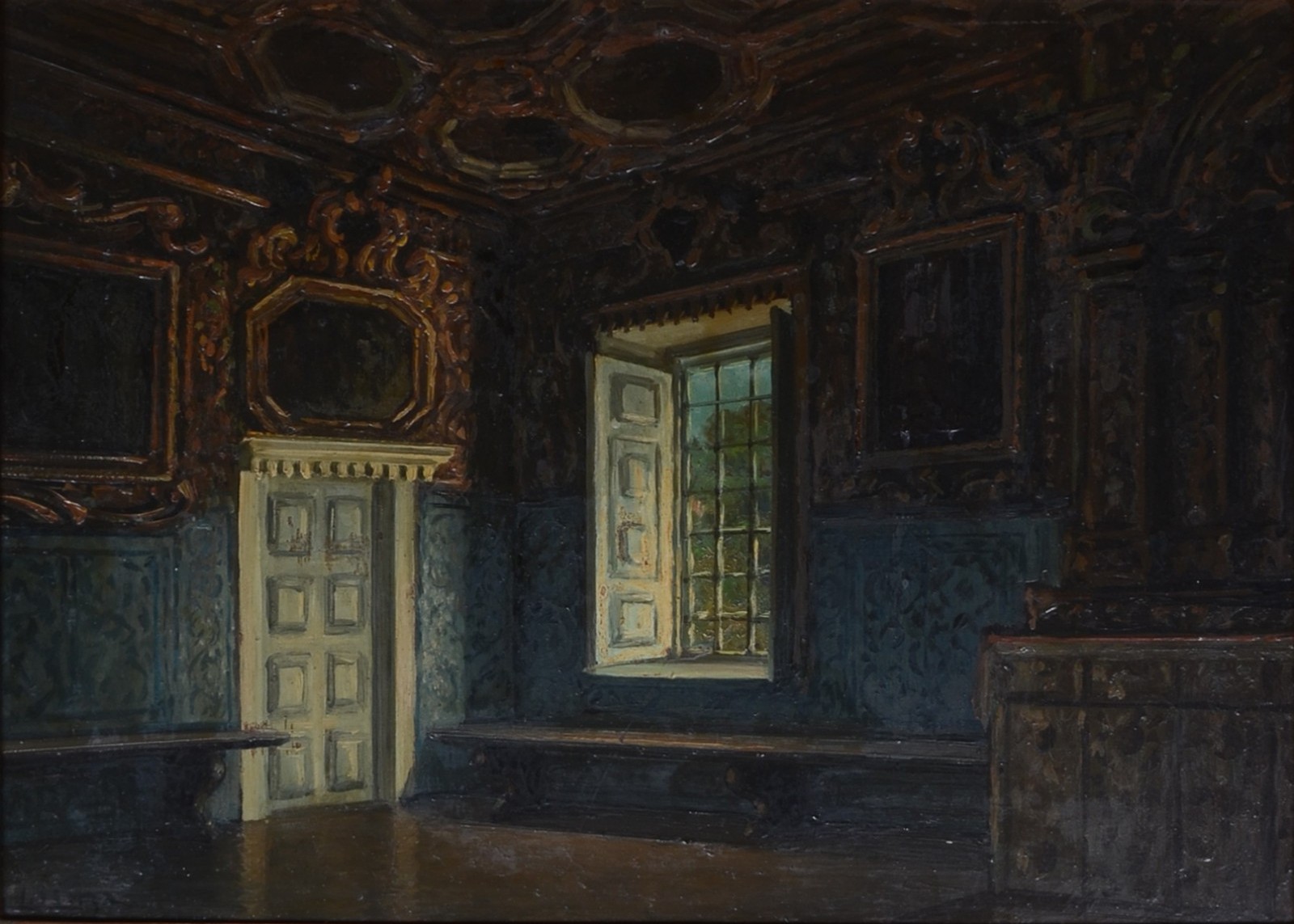 José Lima (1922-1987), Interior de Igreja - foto 1 de 6