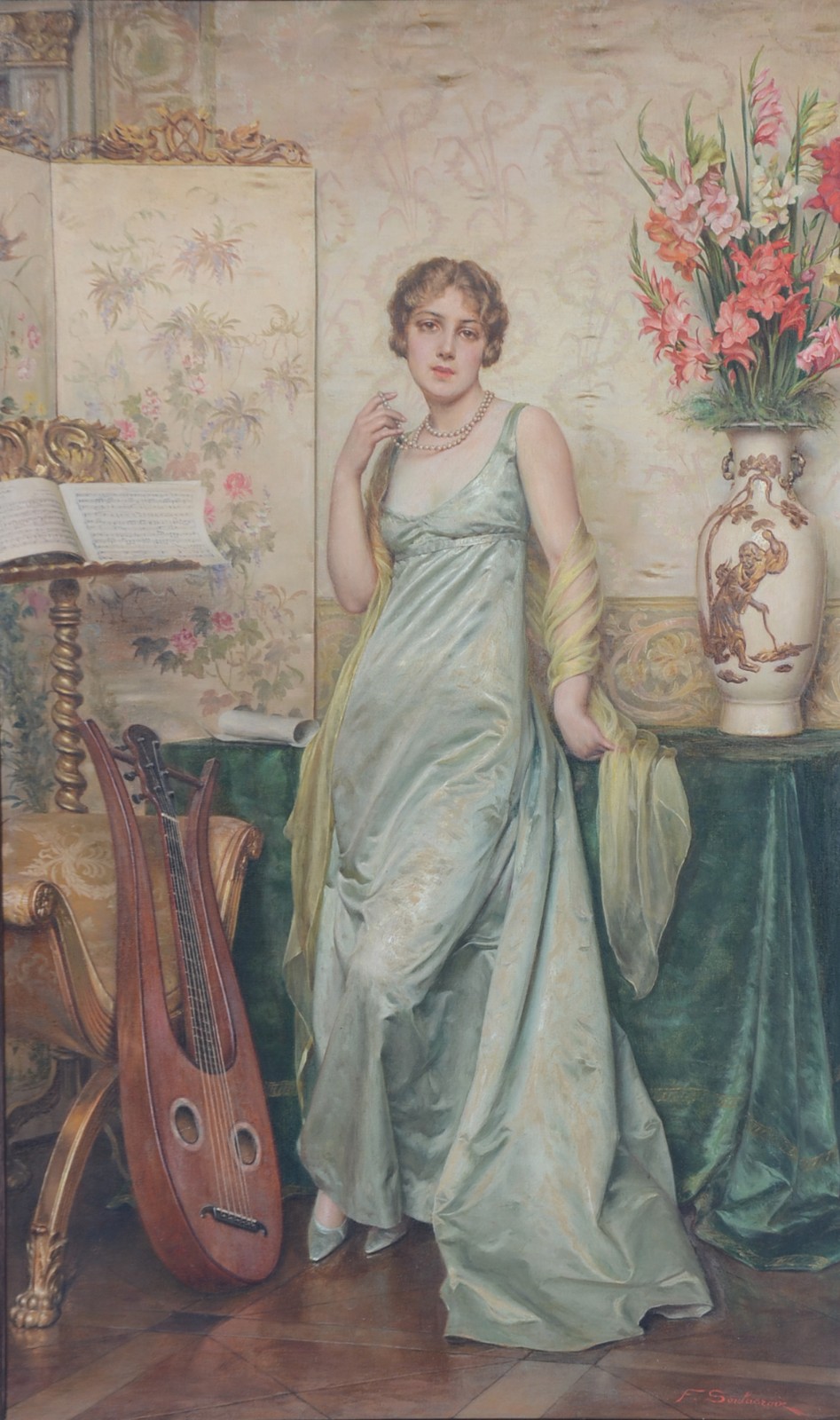Frédéric Soulacroix (1858-1933), A Pause in the Music - foto 1 de 7