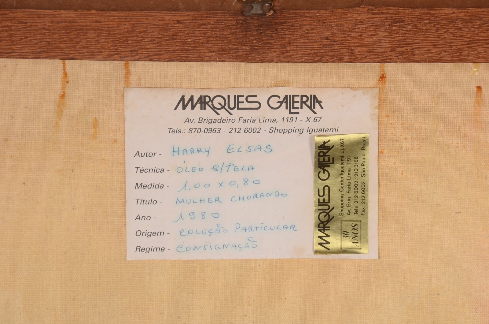 Harry Elsas (1925-1994), Mulher Chorando - foto 5 de 6