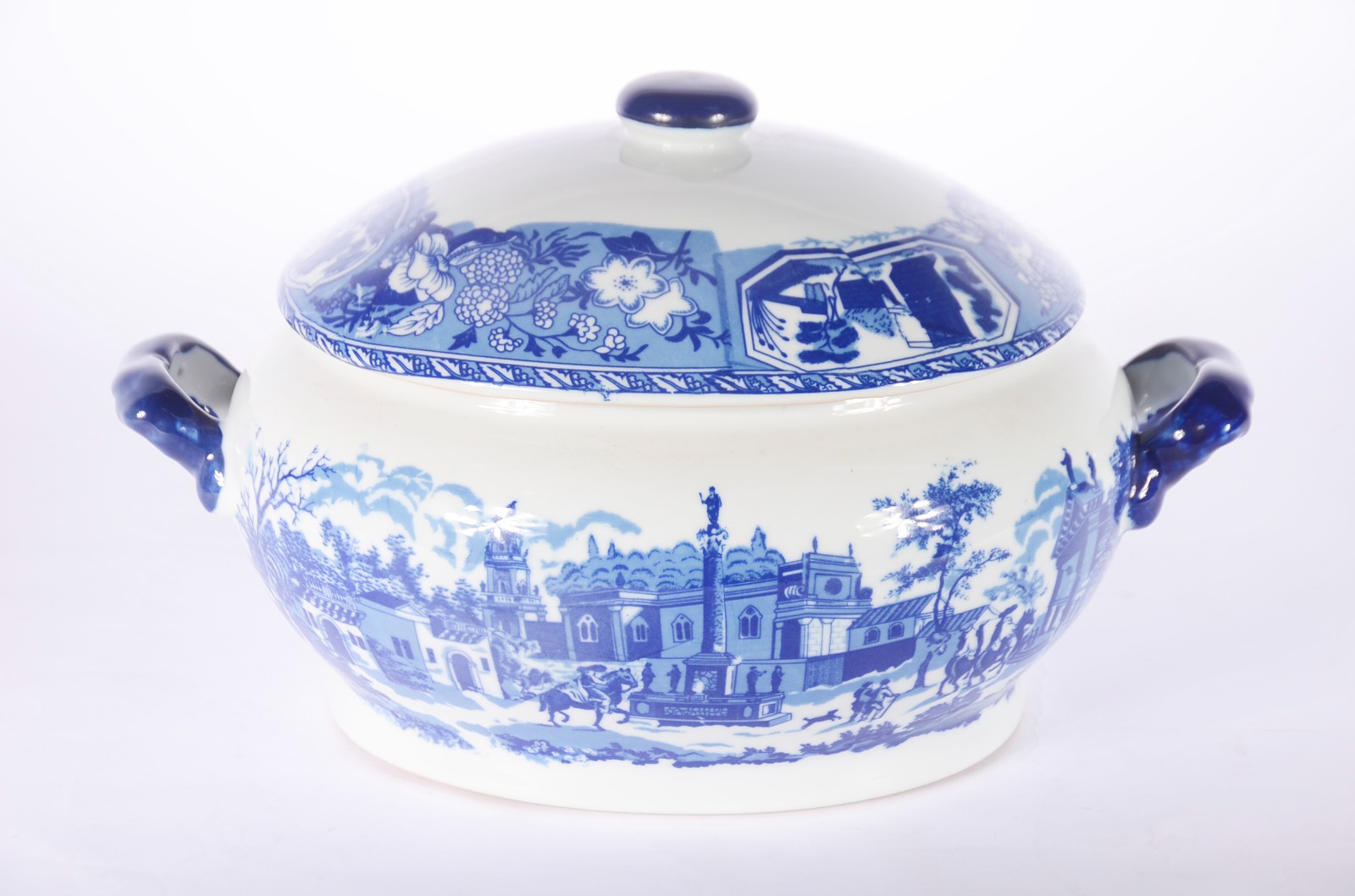Grande sopeira de porcelana Victoria Ware - Ironstone, decorada com... - foto 1 de 10