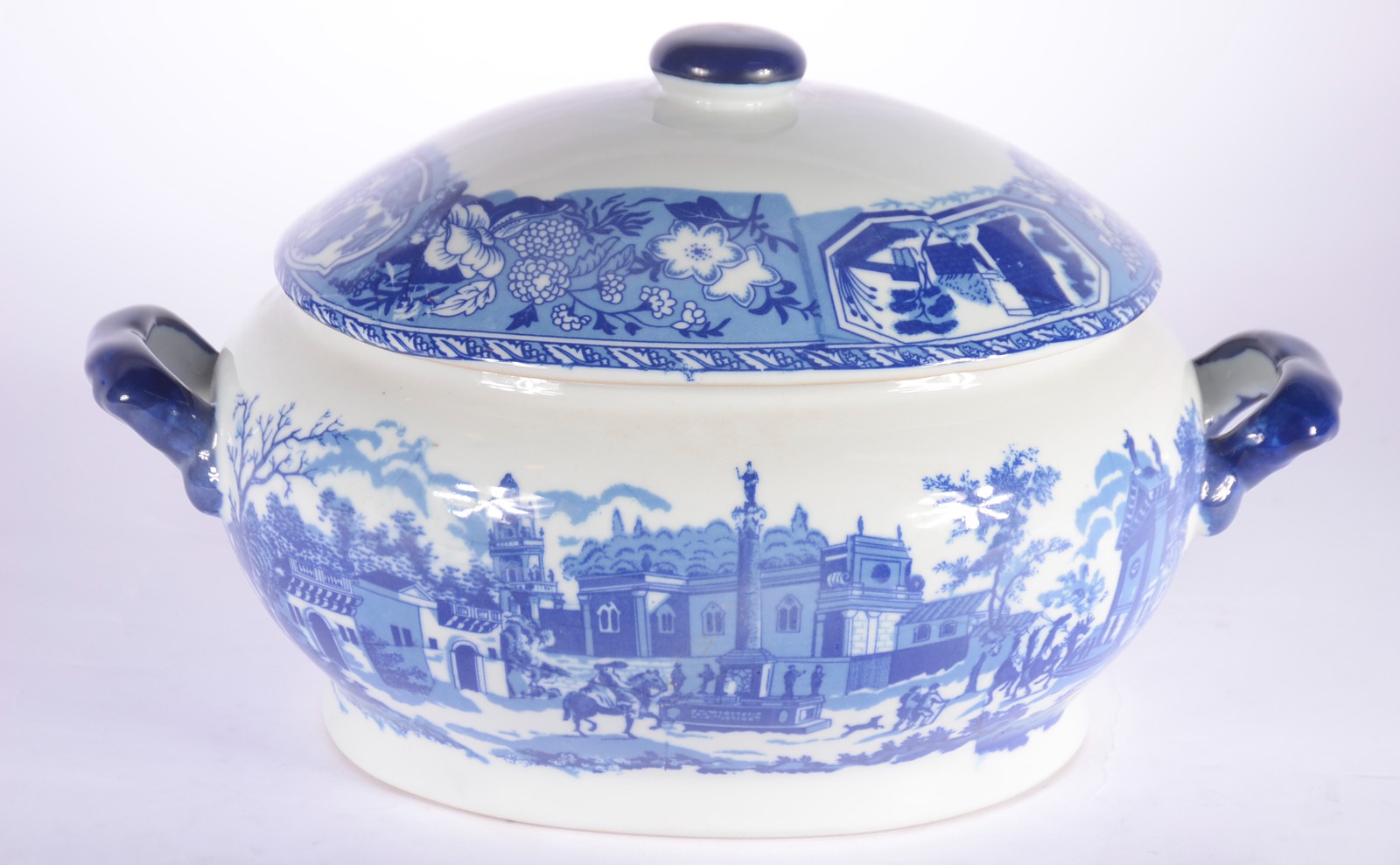 Grande sopeira de porcelana Victoria Ware - Ironstone, decorada com... - foto 6 de 10