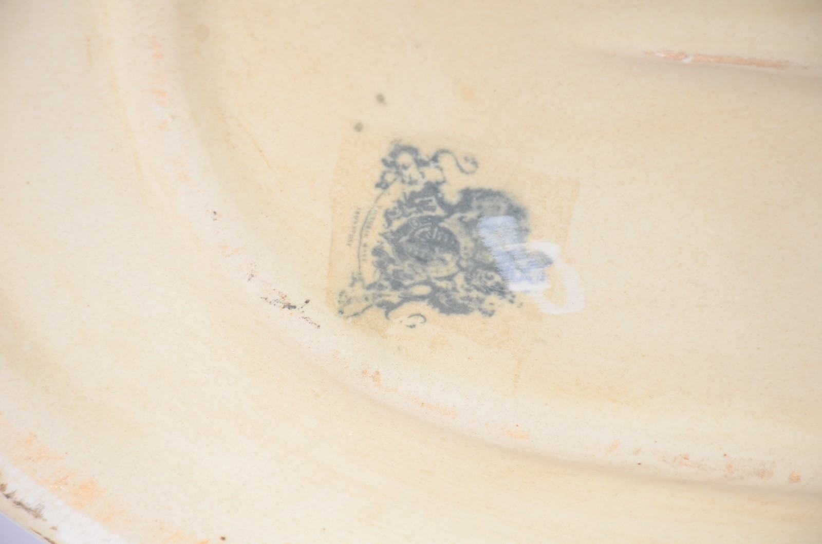 Grande cachepot de porcelana Victoria Ware - Ironstone, decorado com... - foto 8 de 8