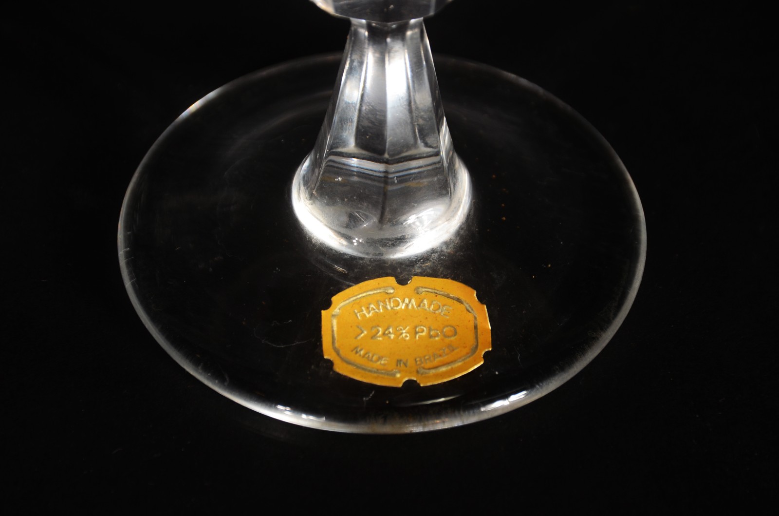 Serviço de cristal Hering com bases facetadas, composto de: 12 flutes... - foto 5 de 7