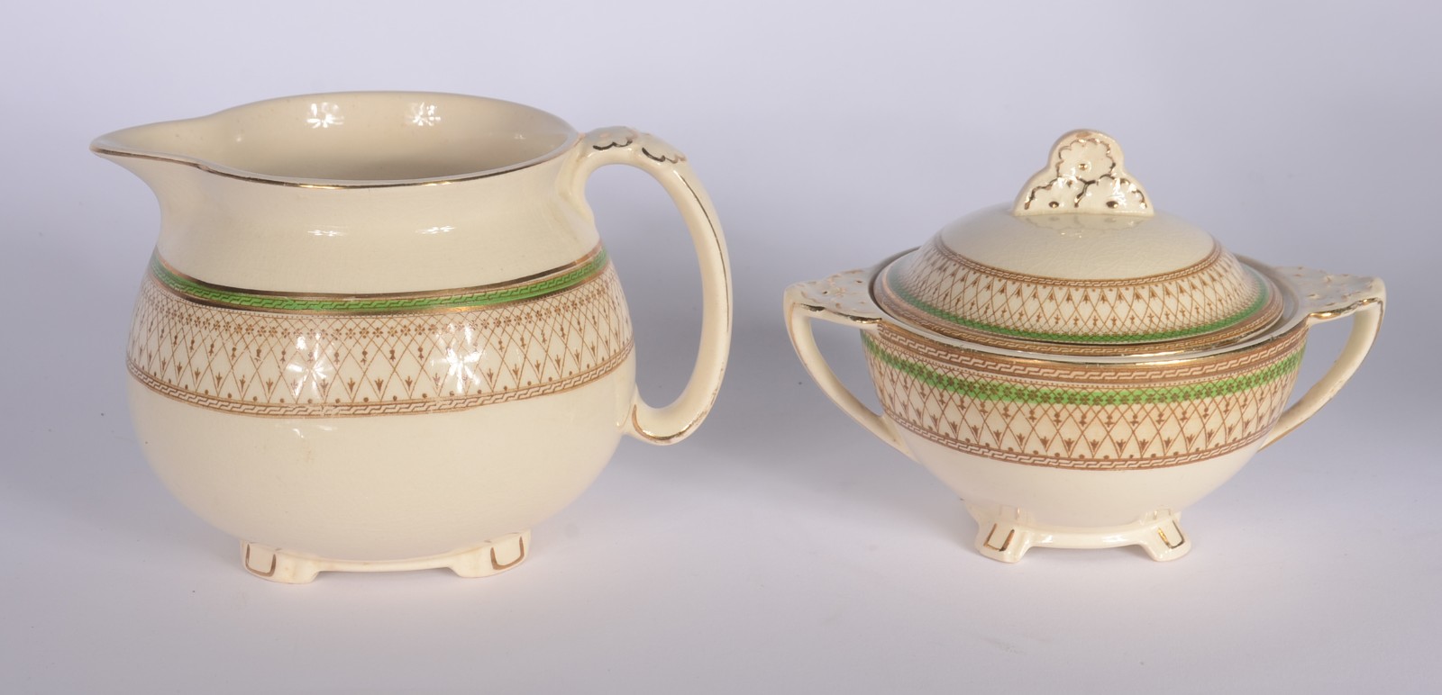 Serviço de chá e café de faiança inglesa J&G Meakin, composto de: 8... - foto 4 de 11