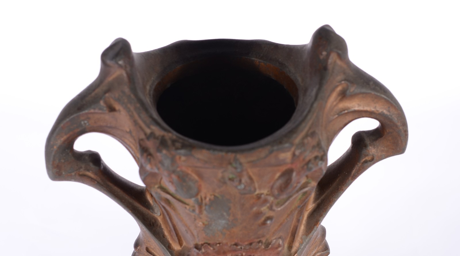 Par de vasos decorativos de bronze, estilo Art Nouveau. Pequenos... - foto 7 de 9