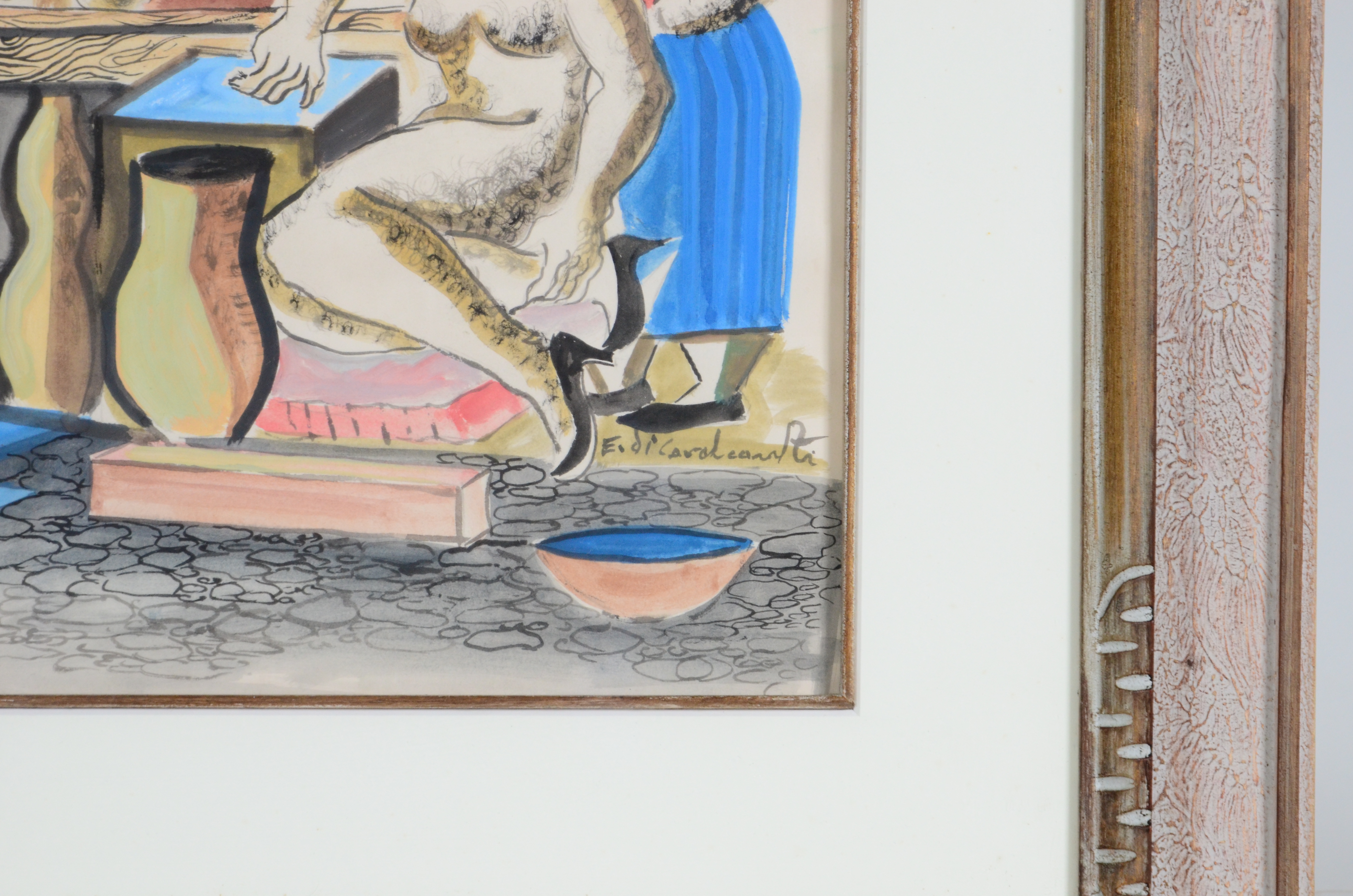 Di Cavalcanti (1897-1976), Mesa de bar feminino - foto 3 de 3