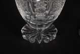 Diversas copos de cristal lapidado, diferentes ... - Diversas copos de cristal lapidado, diferentes formatos, sendo: 11 taças para champagne, 9 taças com alças (bicados), 6 cálices para vinho do Po...