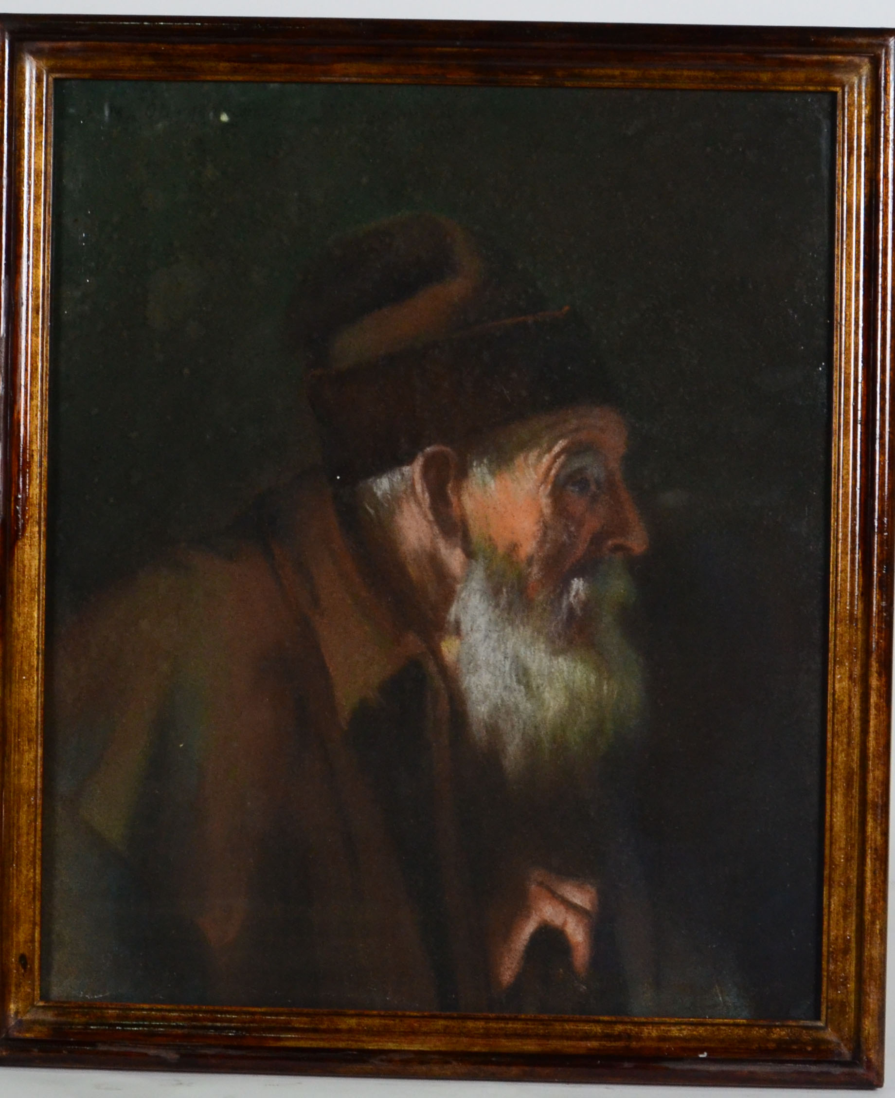 Assinatura não identificada, Figura com barba - foto 1 de 2