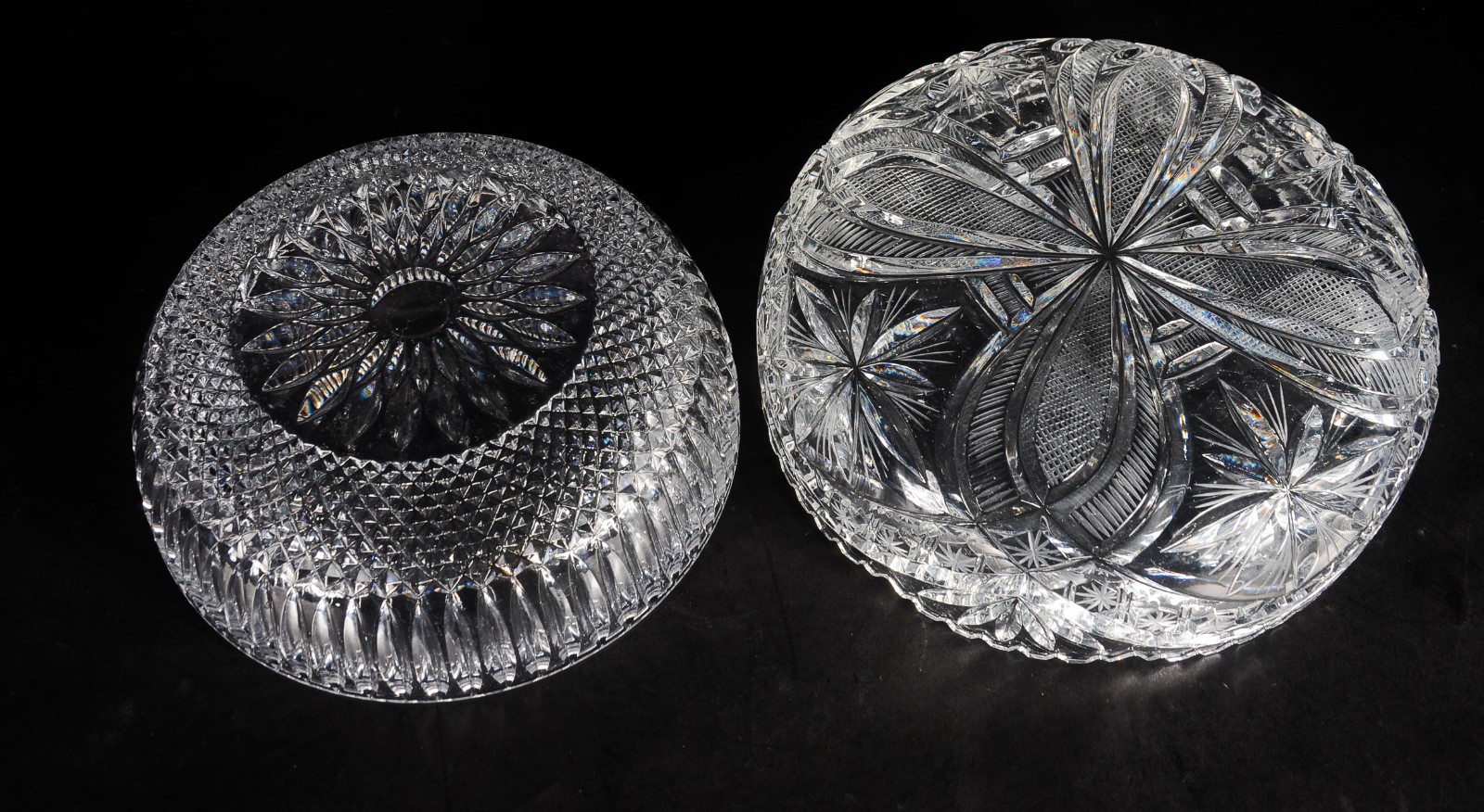 Dois bowls de cristal lapidado. - foto 8 de 10