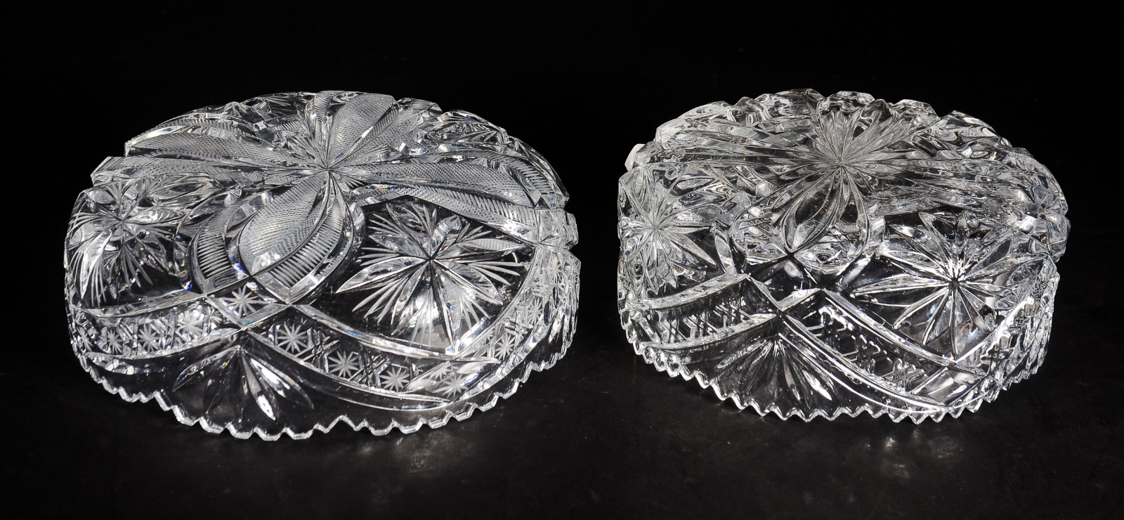 Dois bowls de cristal lapidado. - foto 6 de 8