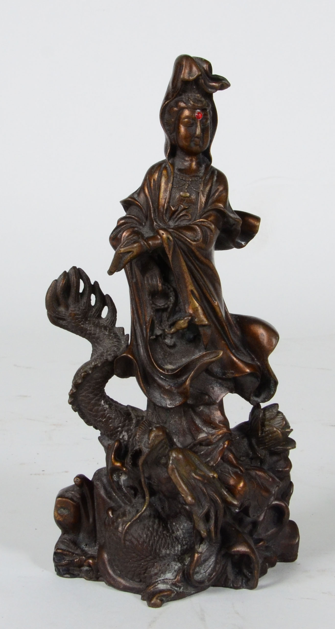 Escultura de bronze representando ¨Deusa Shiva¨ - foto 1 de 3