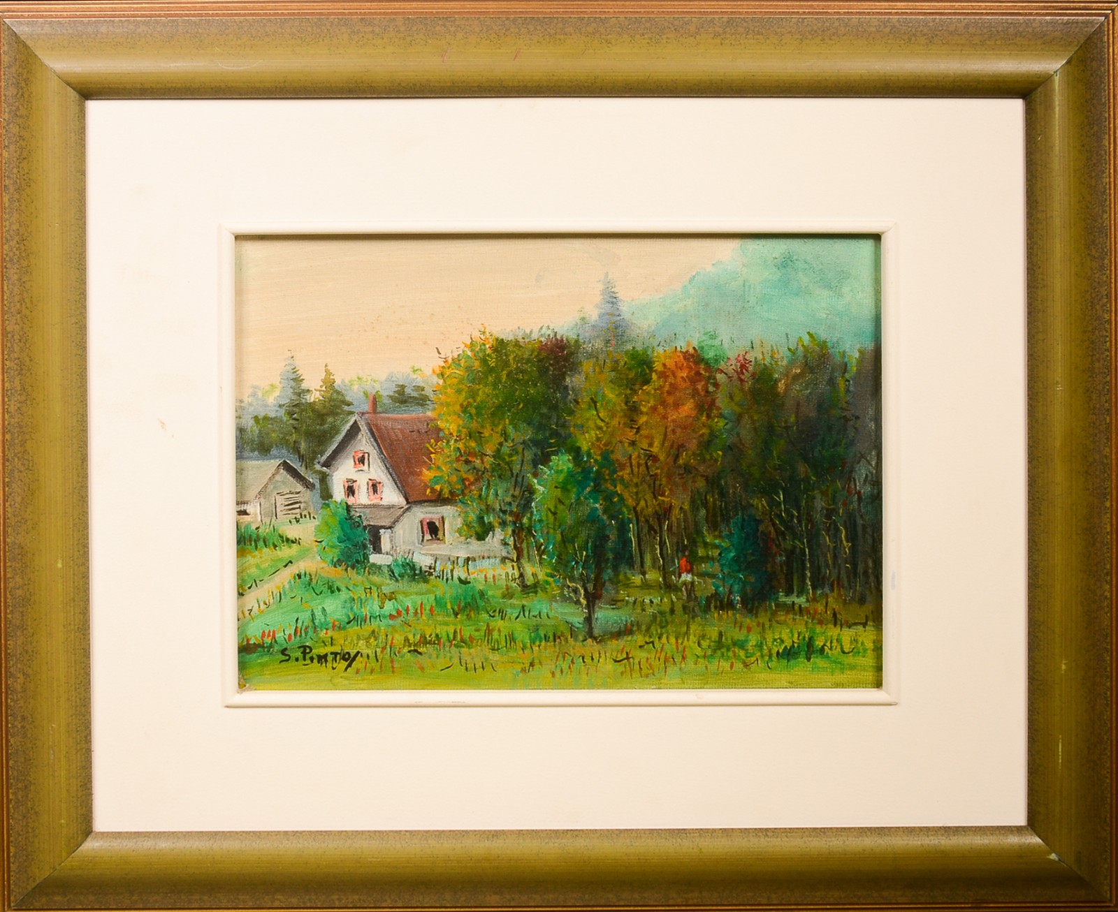 Sylvio Pinto (1918-1997), Paisagem com Casário - foto 2 de 5