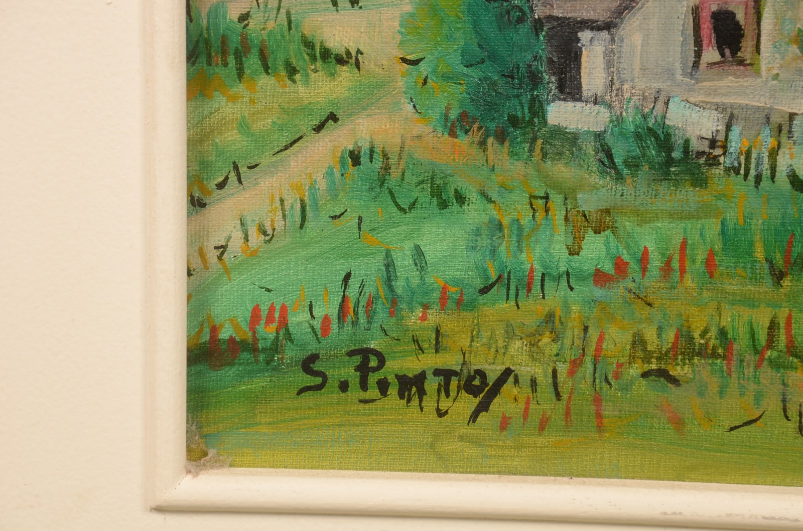 Sylvio Pinto (1918-1997), Paisagem com Casário - foto 3 de 5