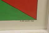 Dionísio del Santo (1925-1999),  - Guache sobre cartão - datado 1975.