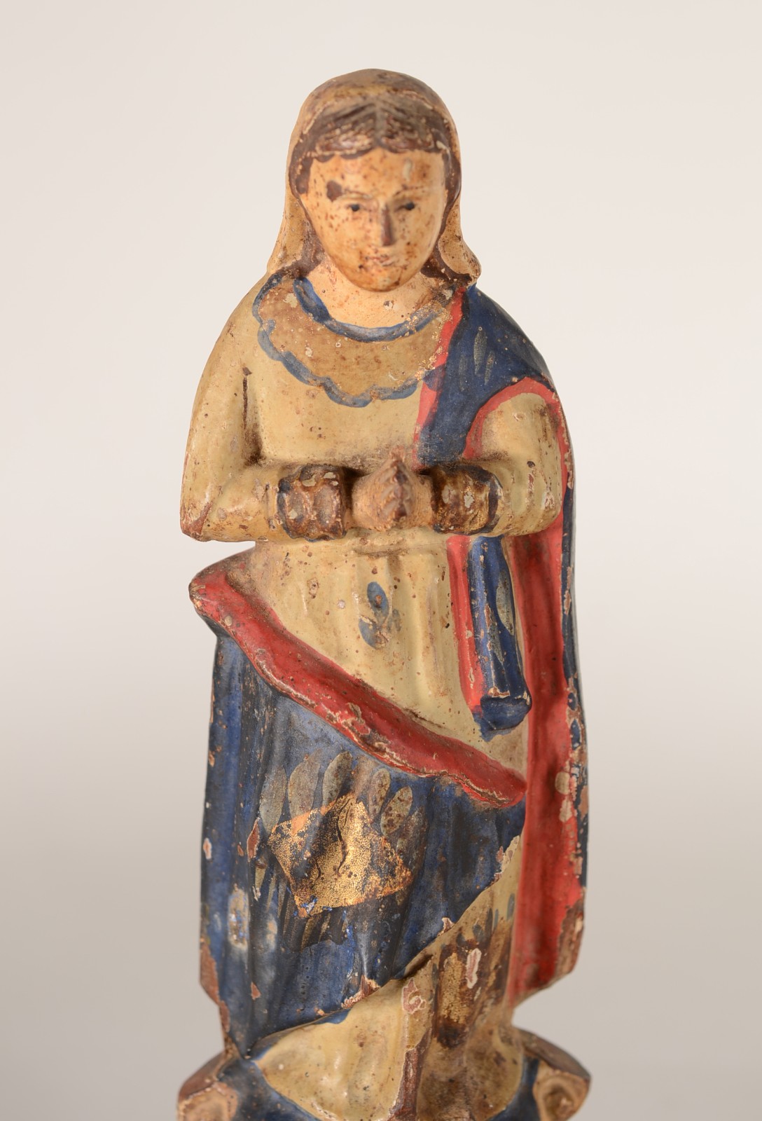 Nossa Senhora da Conceição - Antiga imagem de madeira policromada. - foto 2 de 8