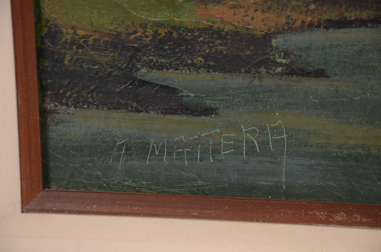 Alberto Mattera (1925), Paisagem com riacho - foto 3 de 6