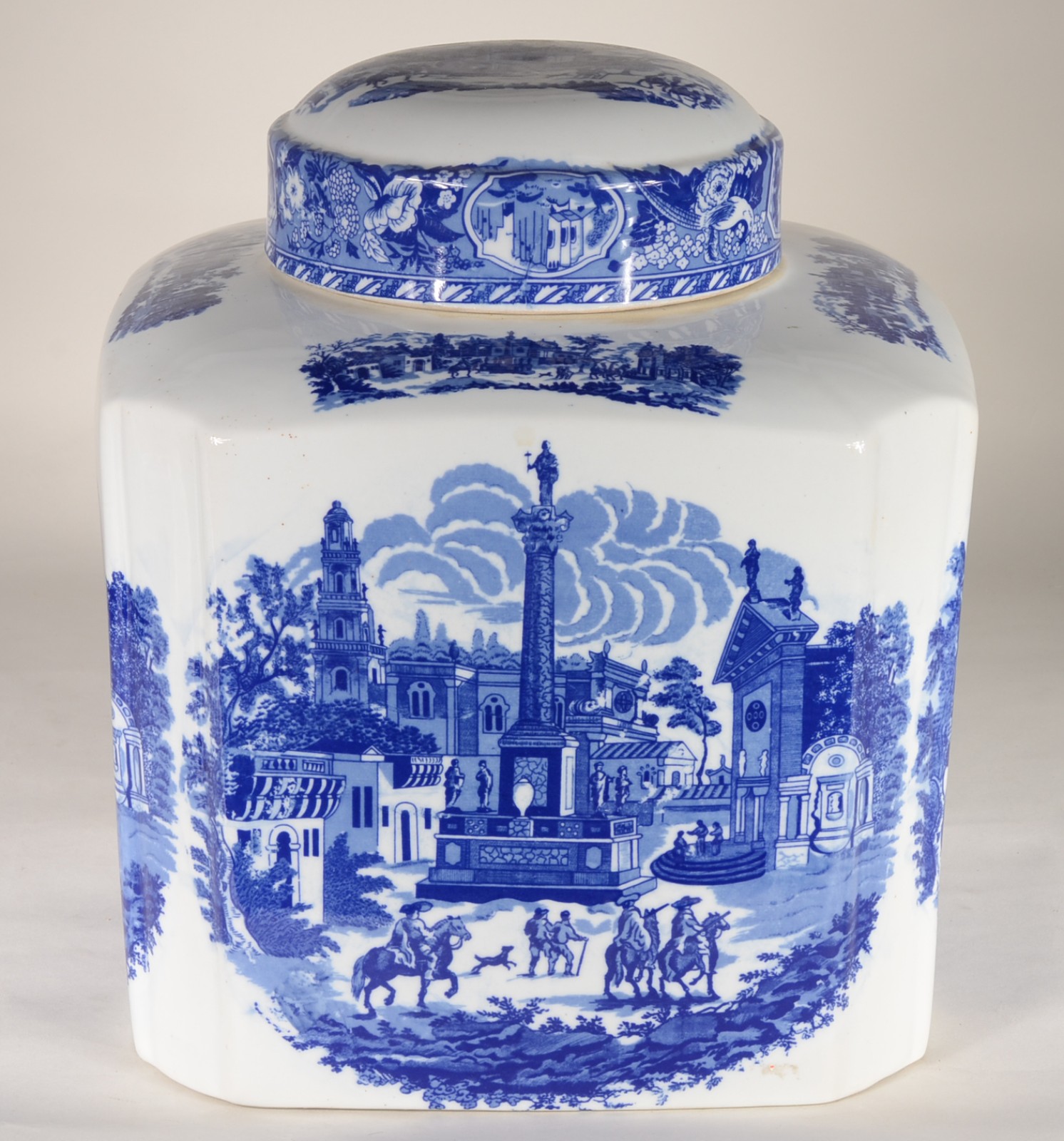 Grande potiche de porcelana Victoria Ware - Ironstone, decorada com... - foto 1 de 10