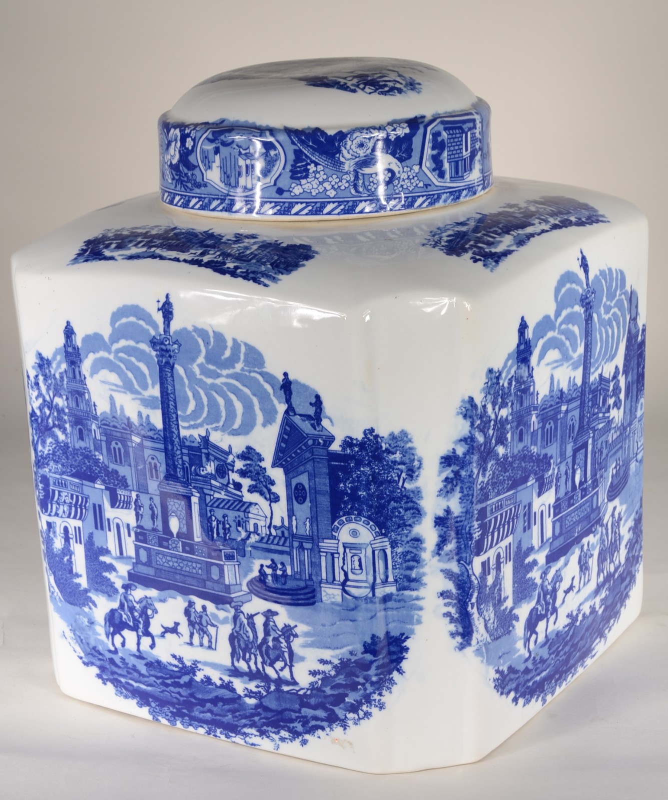 Grande potiche de porcelana Victoria Ware - Ironstone, decorada com... - foto 2 de 10