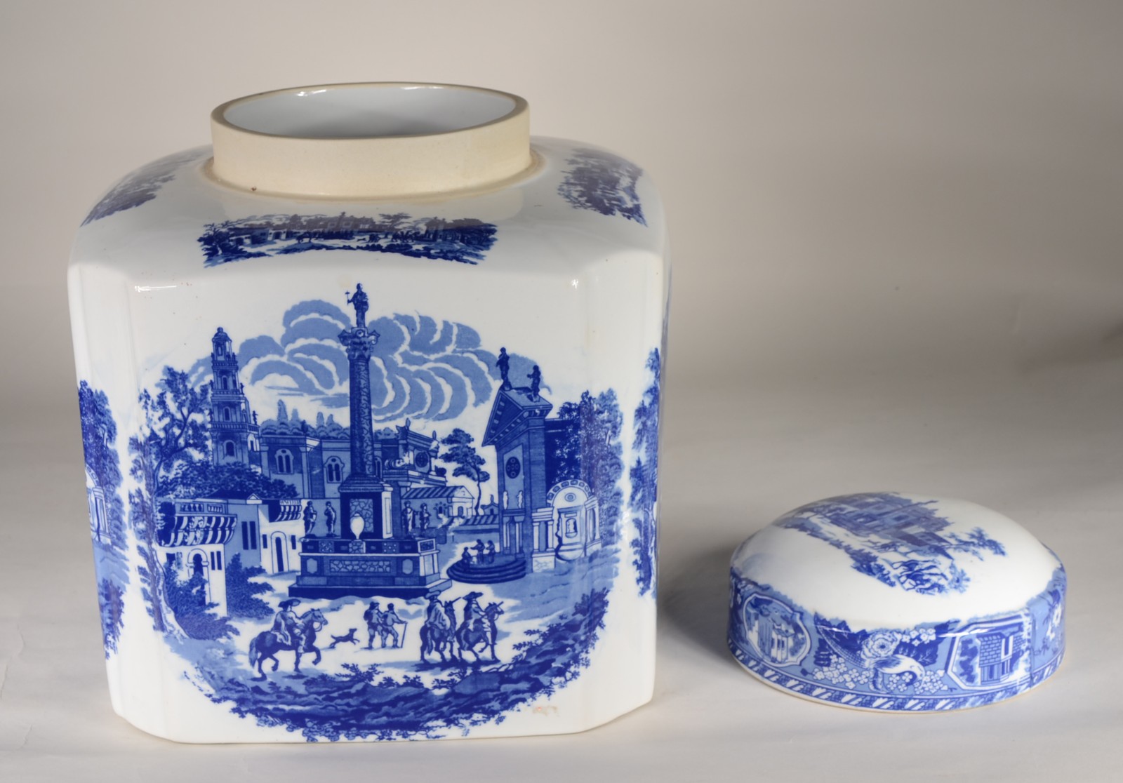 Grande potiche de porcelana Victoria Ware - Ironstone, decorada com... - foto 3 de 10