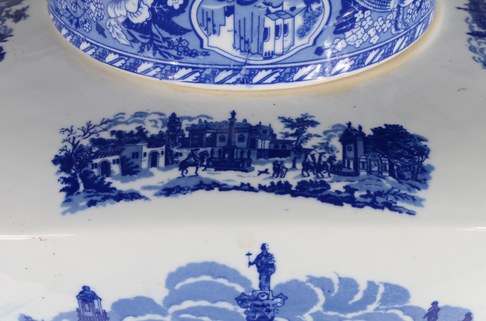 Grande potiche de porcelana Victoria Ware - Ironstone, decorada com... - foto 6 de 10