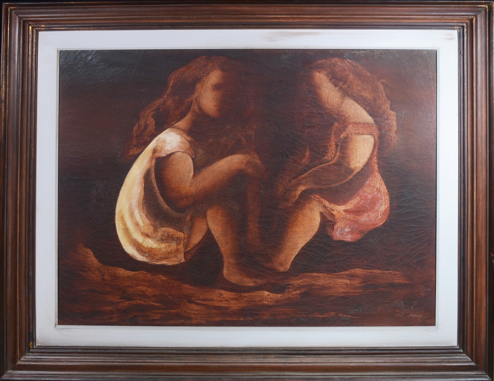 Orlando Teruz (1902-1984), Meninas conversando - foto 2 de 8