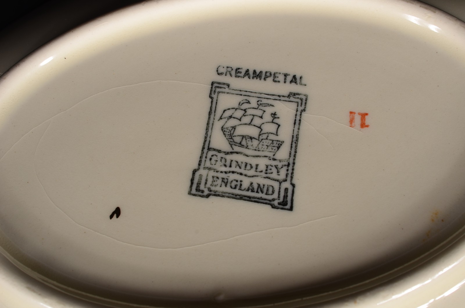 Aparelho de jantar de faiança inglesa, Creampetal, Grindley, na cor... - foto 7 de 8