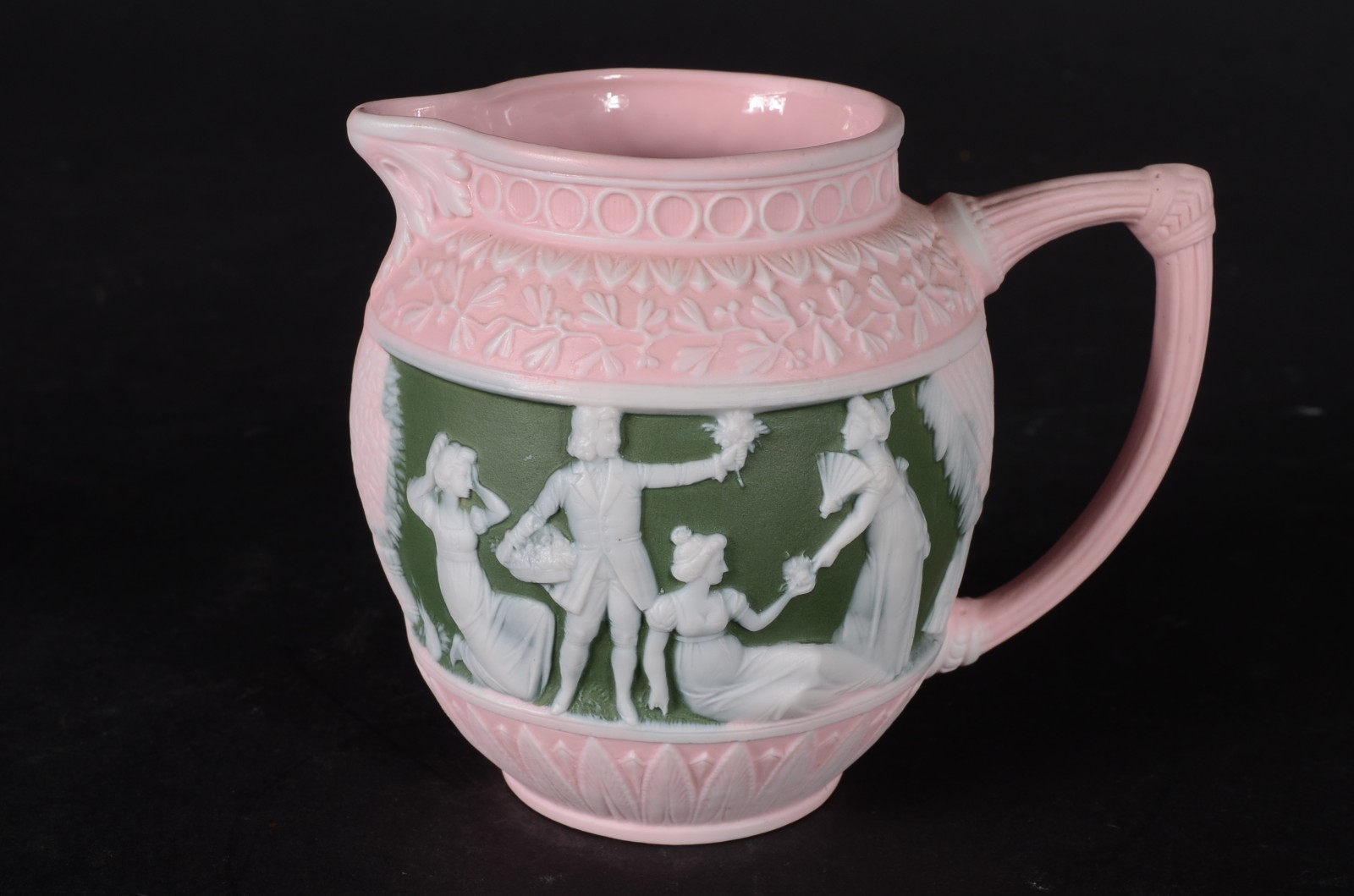 Parte de serviço de café de porcelana Wedgwood rosa e verde, composto... - foto 2 de 7