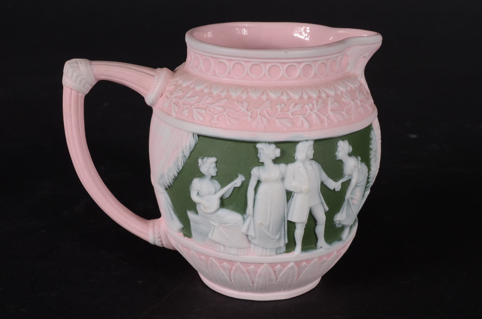 Parte de serviço de café de porcelana Wedgwood rosa e verde, composto... - foto 3 de 7