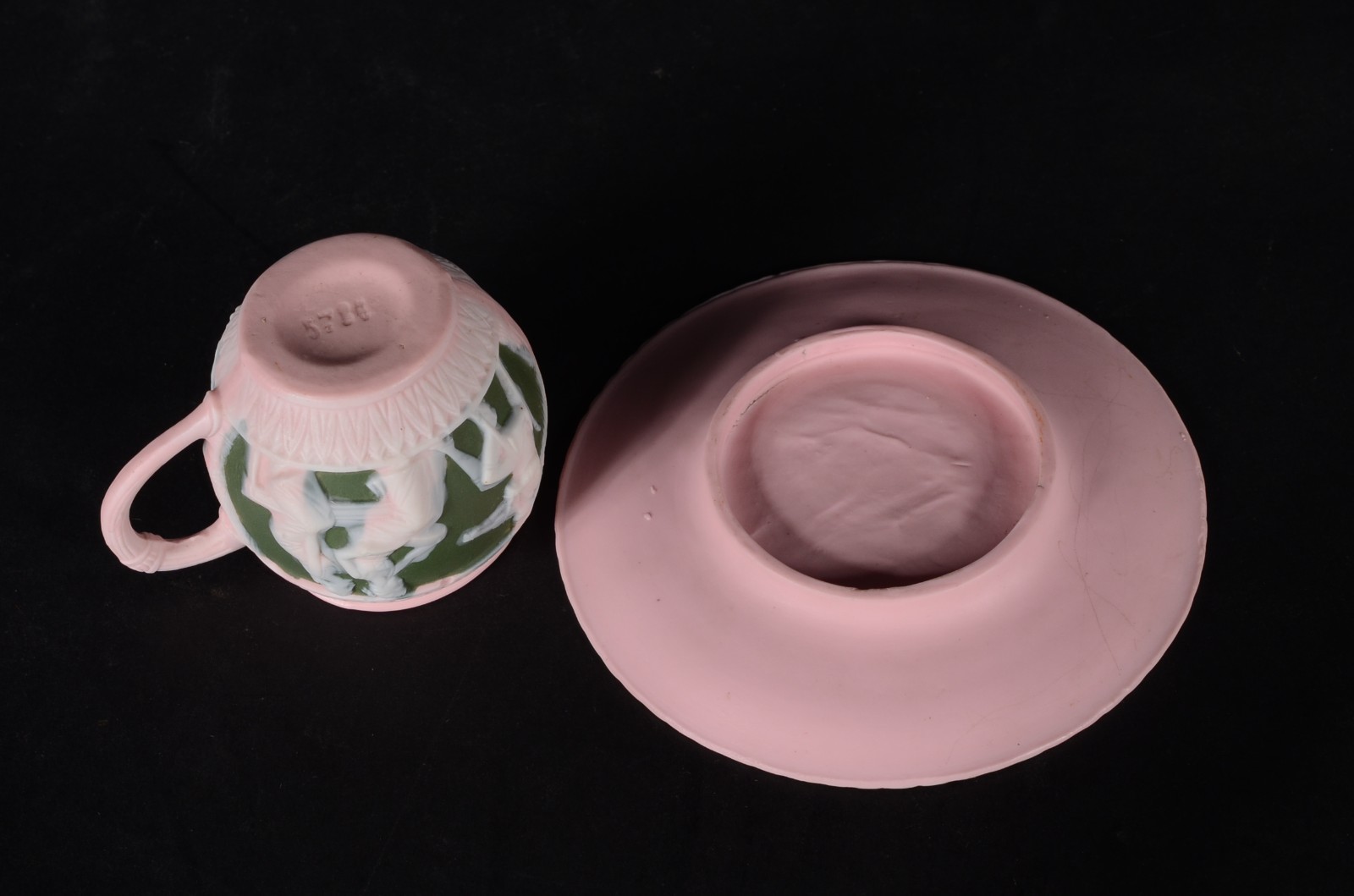 Parte de serviço de café de porcelana Wedgwood rosa e verde, composto... - foto 7 de 7