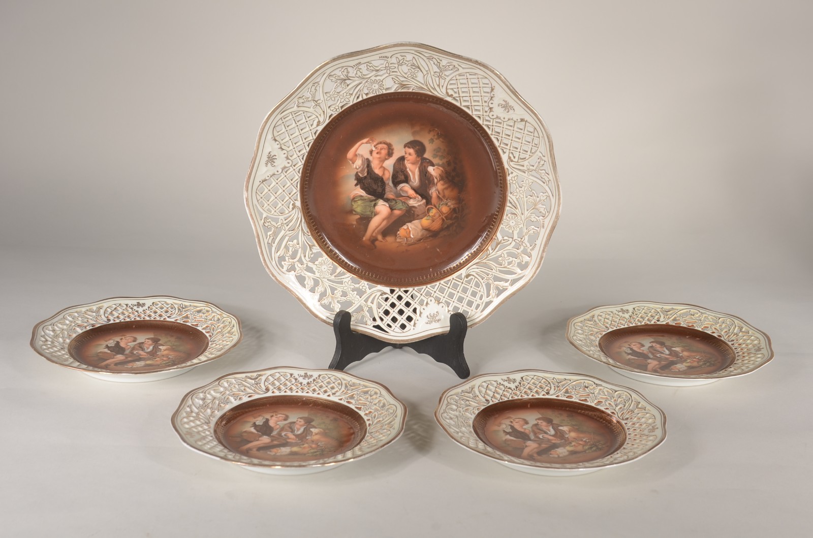 Conjunto de porcelana alemã da Bavaria, Schumam OTTO, decorados com... - foto 1 de 6