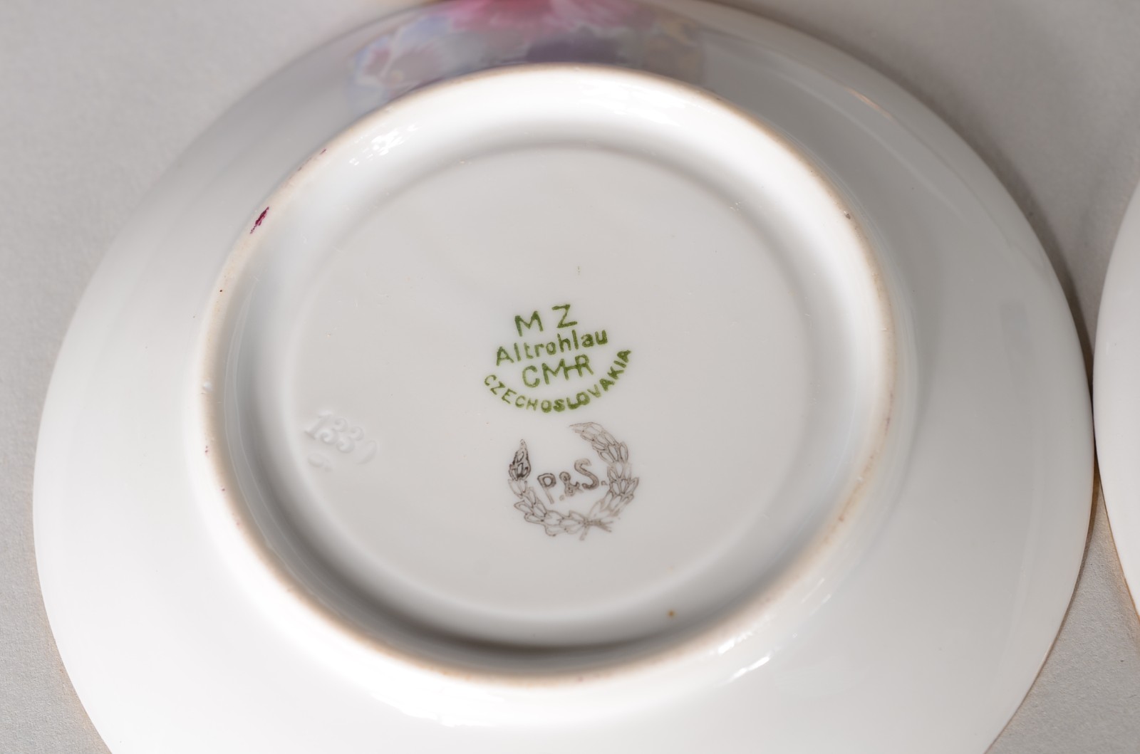Serviço de chá e café de porcelana tcheca, decoração floral em... - foto 6 de 6