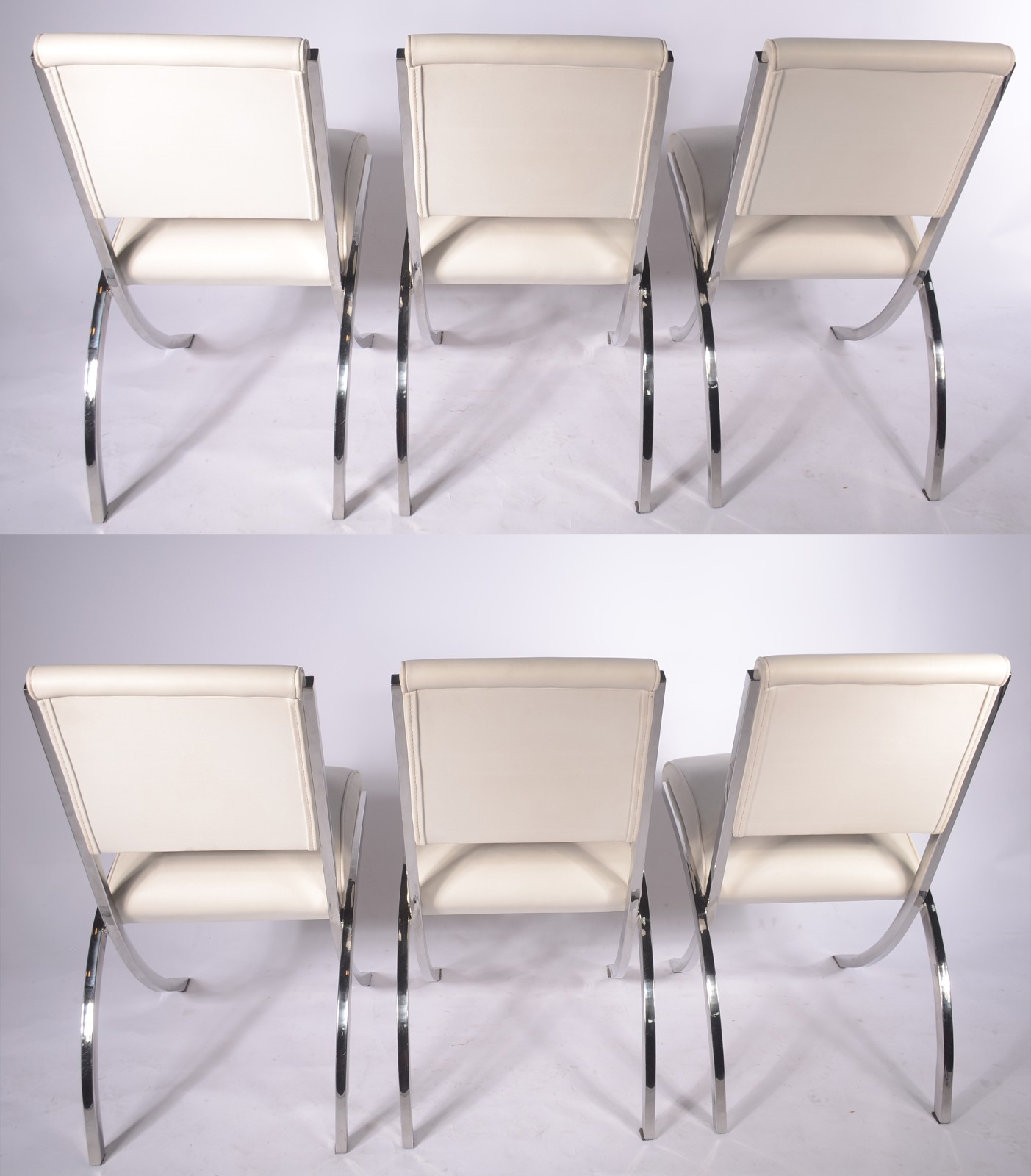Mesa de jantar design moderno, base de metal e tampo de vidro... - foto 7 de 7