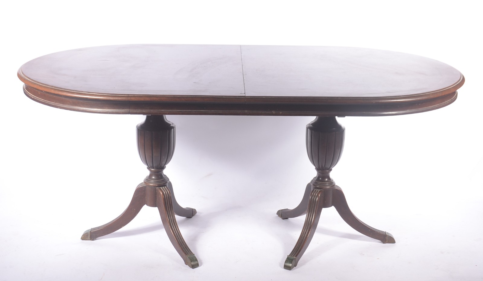 Mesa de jantar oval de madeira nobre, tabua extensora (48 cm x 100... - foto 2 de 8