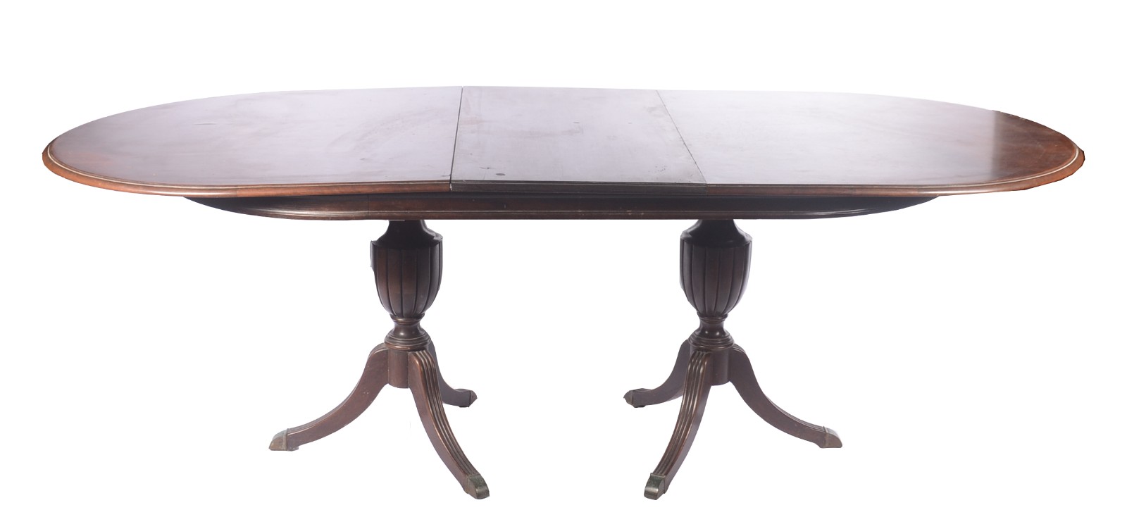 Mesa de jantar oval de madeira nobre, tabua extensora (48 cm x 100... - foto 3 de 8