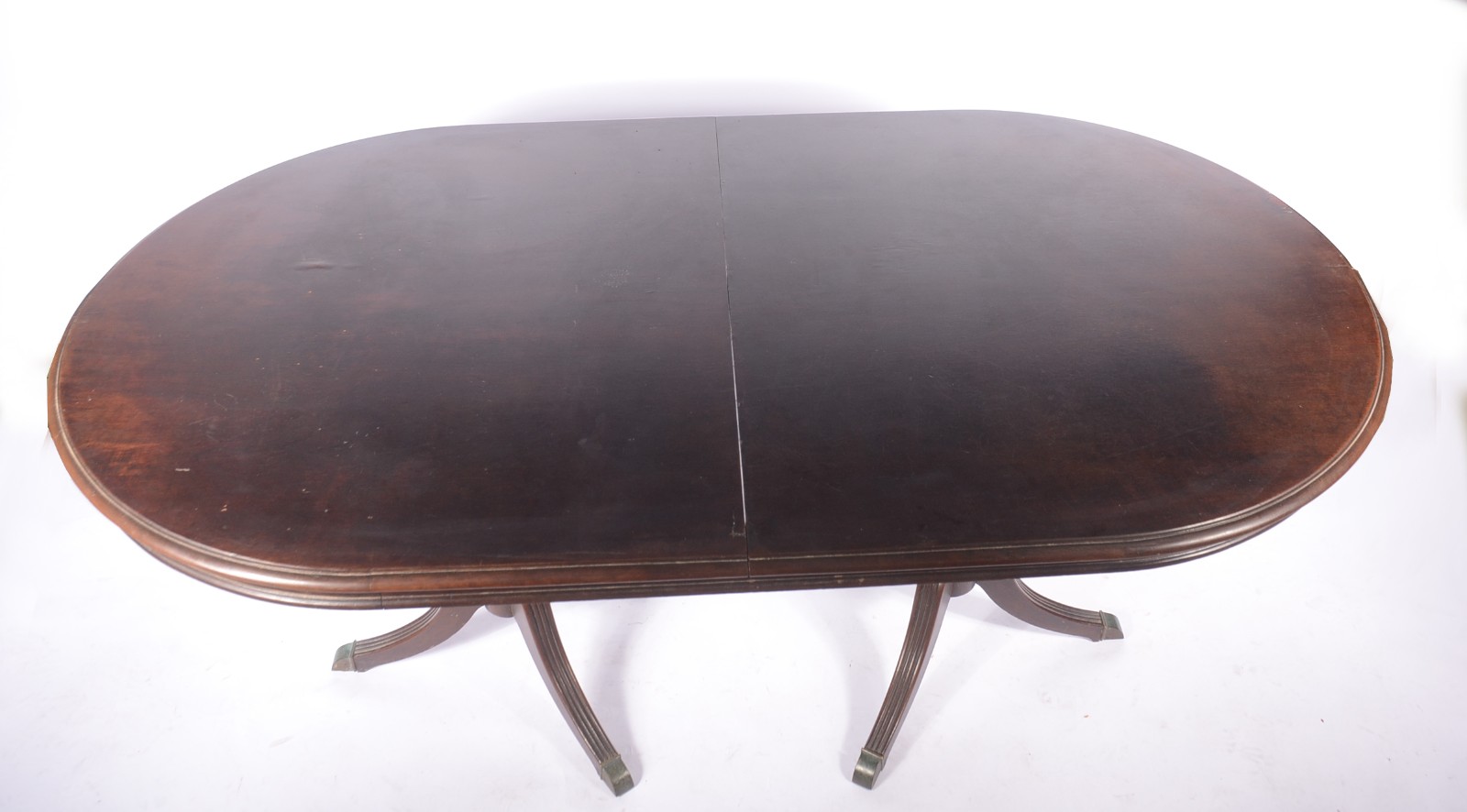 Mesa de jantar oval de madeira nobre, tabua extensora (48 cm x 100... - foto 4 de 8
