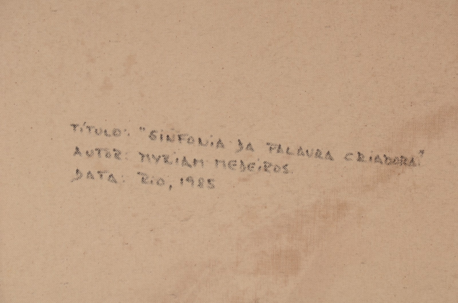 Myriam Medeiros (1938-1988), Sinfonia da palavra criadora - foto 5 de 5
